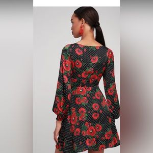 Morning Light Black Print Long Sleeve Mini Dress
Free People